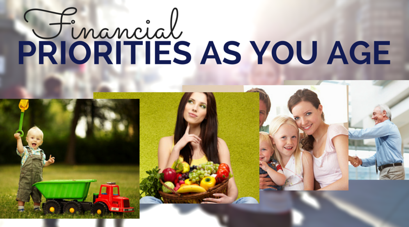 Healthy financial priorities as you get older.